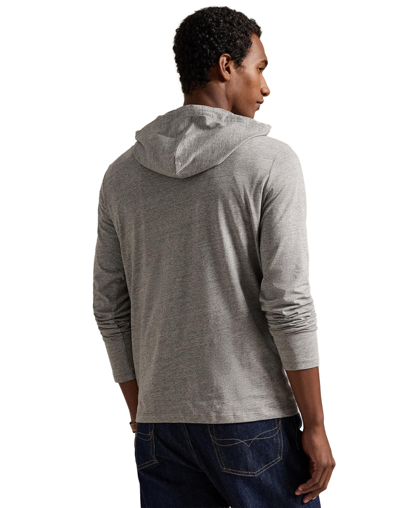 Polo Ralph Lauren Men's Hooded Jersey - Gray