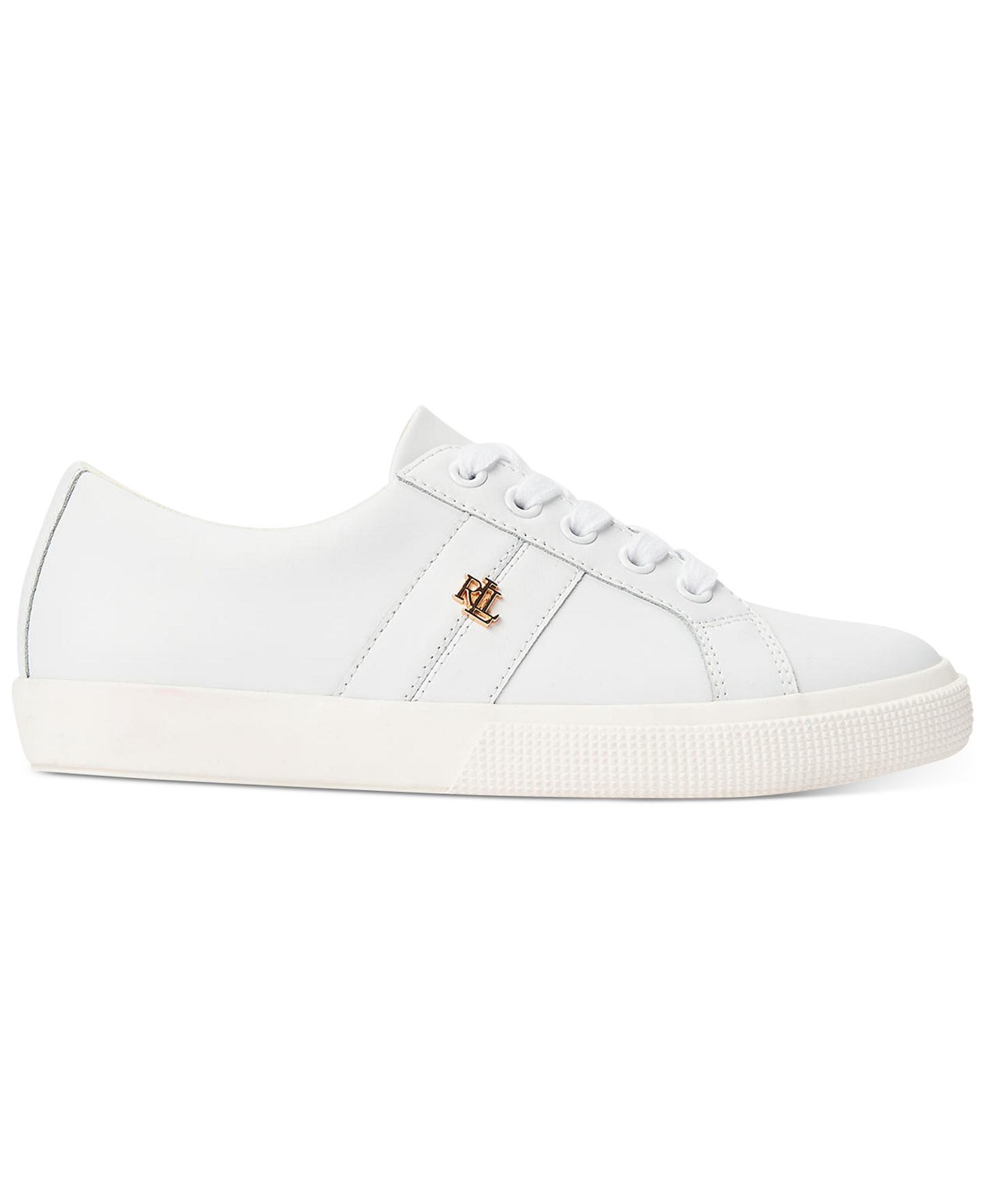 Lauren Ralph Lauren Women's Janson Frayed Canvas Sneakers - Sand Dune