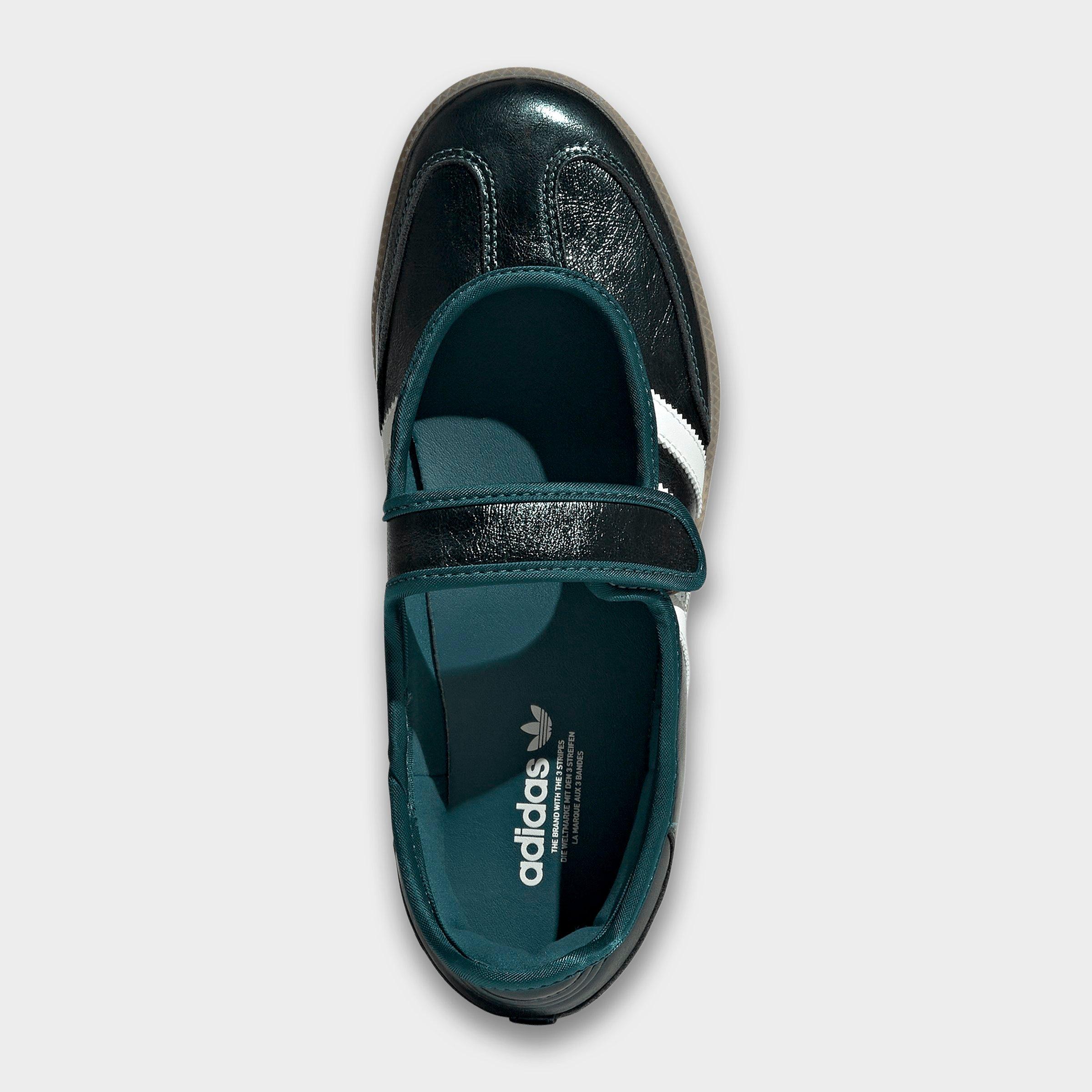 Women's adidas Originals Samba Jane Casual Shoes - Part 1 - Rich Green/Off White/Gum - Top view