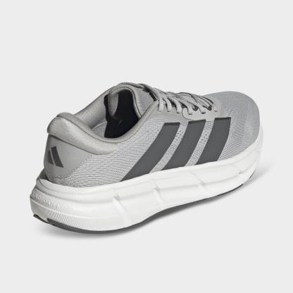 Men's adidas Questar 4 Running Shoes - Grey/Grey/Iron Metallic - Back view