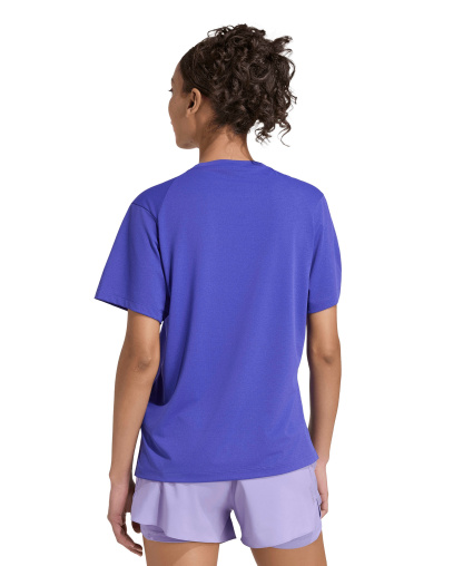 adidas Women's Crewneck Running T-Shirt - Pure Purple
