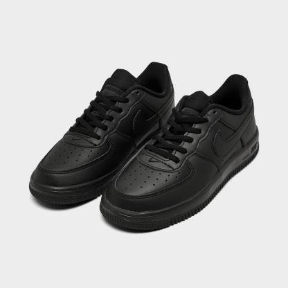 Little Kids' Nike Force 1 Casual Shoes - Black/Black/Black
