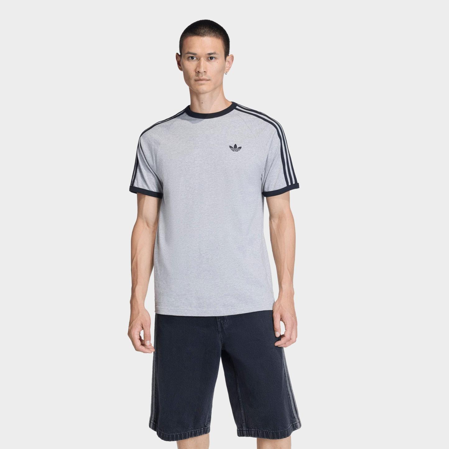 Men's adidas Originals adicolor 3-Stripes T-Shirt - Medium Grey Heather