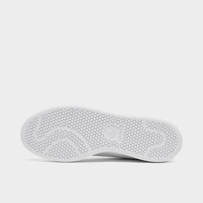 Men's adidas Originals Stan Smith Casual Shoes - Cloud White/Core White/Green - Bottom view