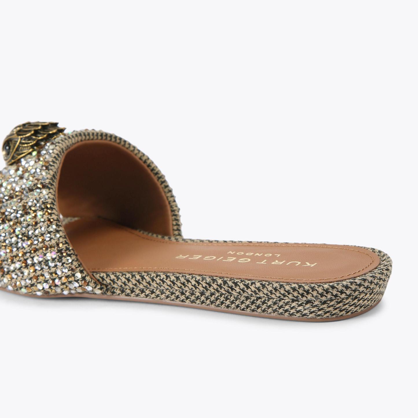 Kurt Geiger London Kensington Flat Sandal - Beige - view 4