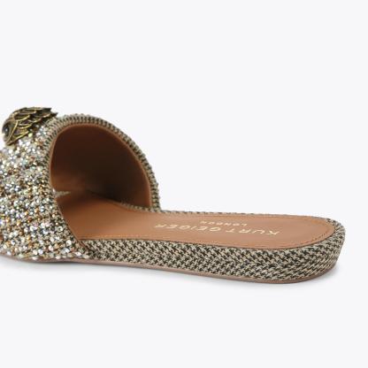 Kurt Geiger London Kensington Flat Sandal - Beige - view 4