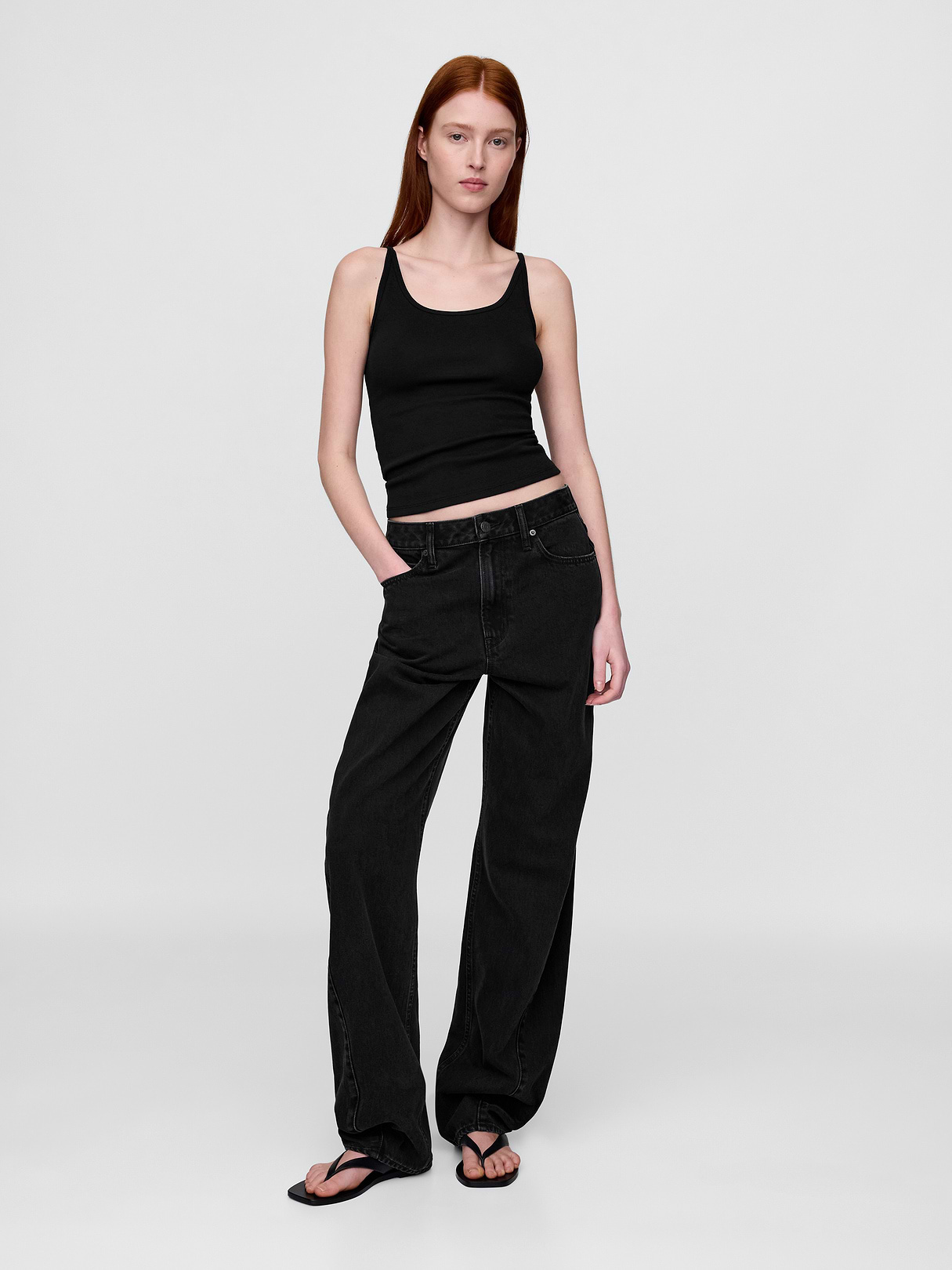 Modern Crop Cami - Black