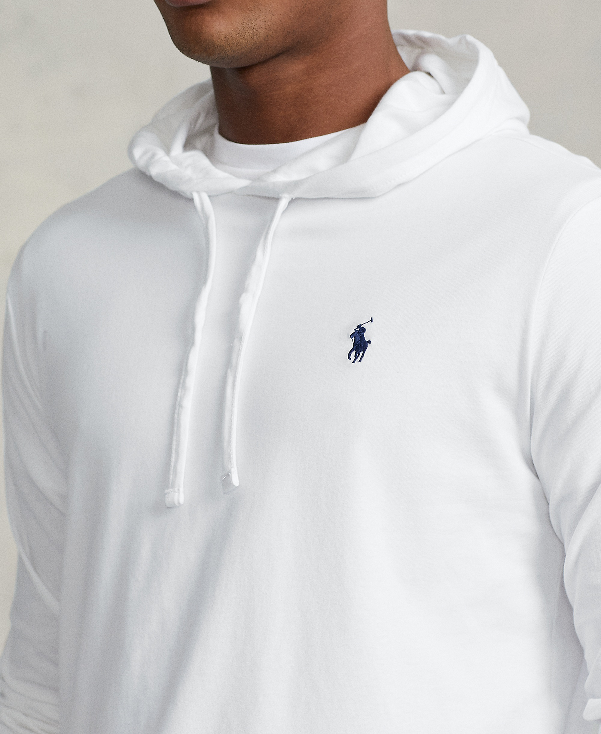 Polo Ralph Lauren Men's Hooded Jersey - White