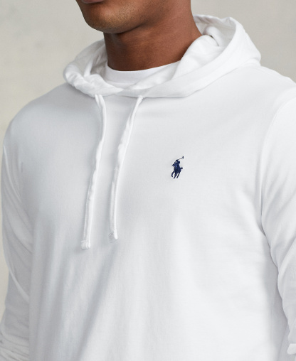 Polo Ralph Lauren Men's Hooded Jersey - White
