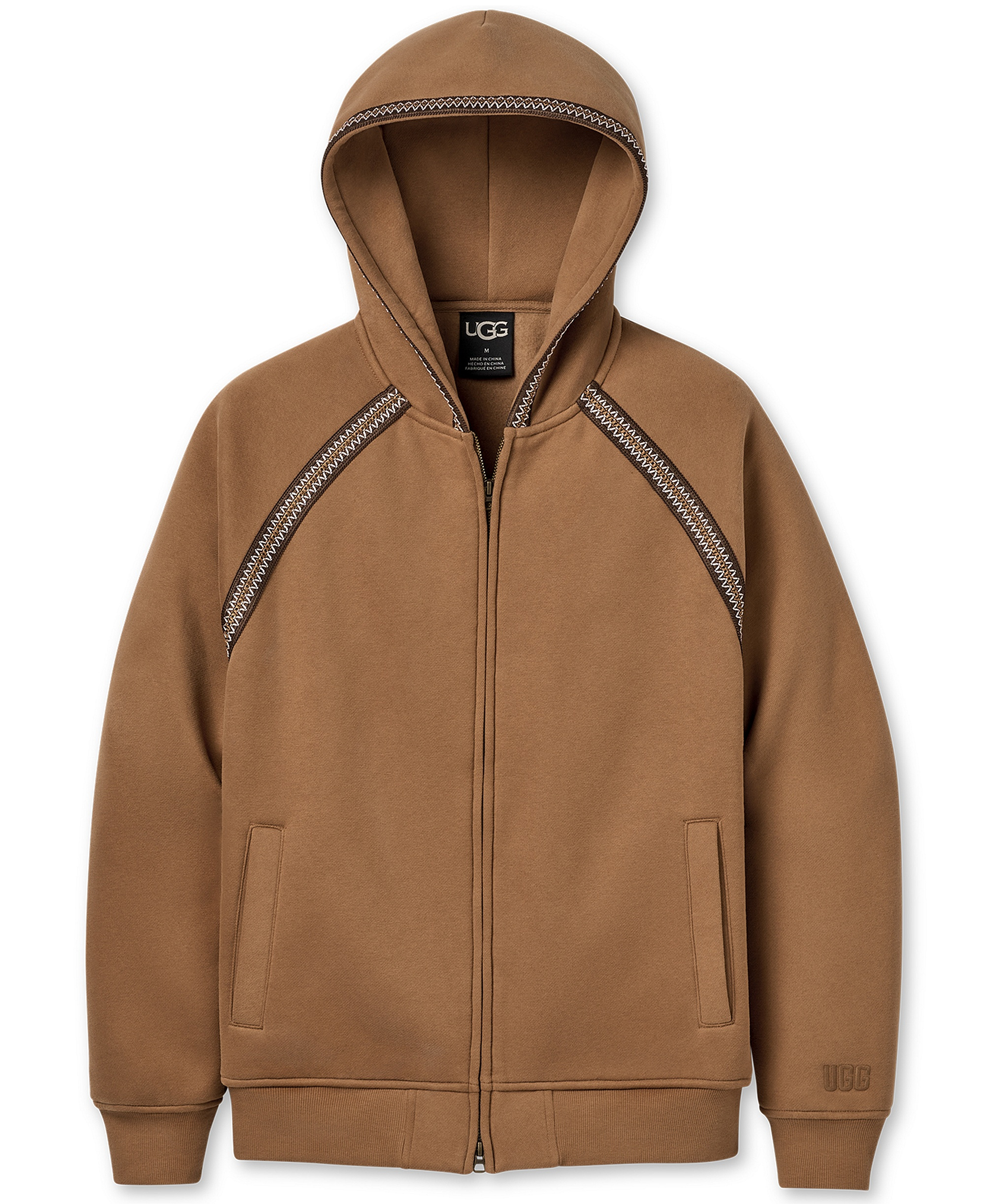 UGG® Men's Tasman Full-Zip Hooded Jacket - Chestnut