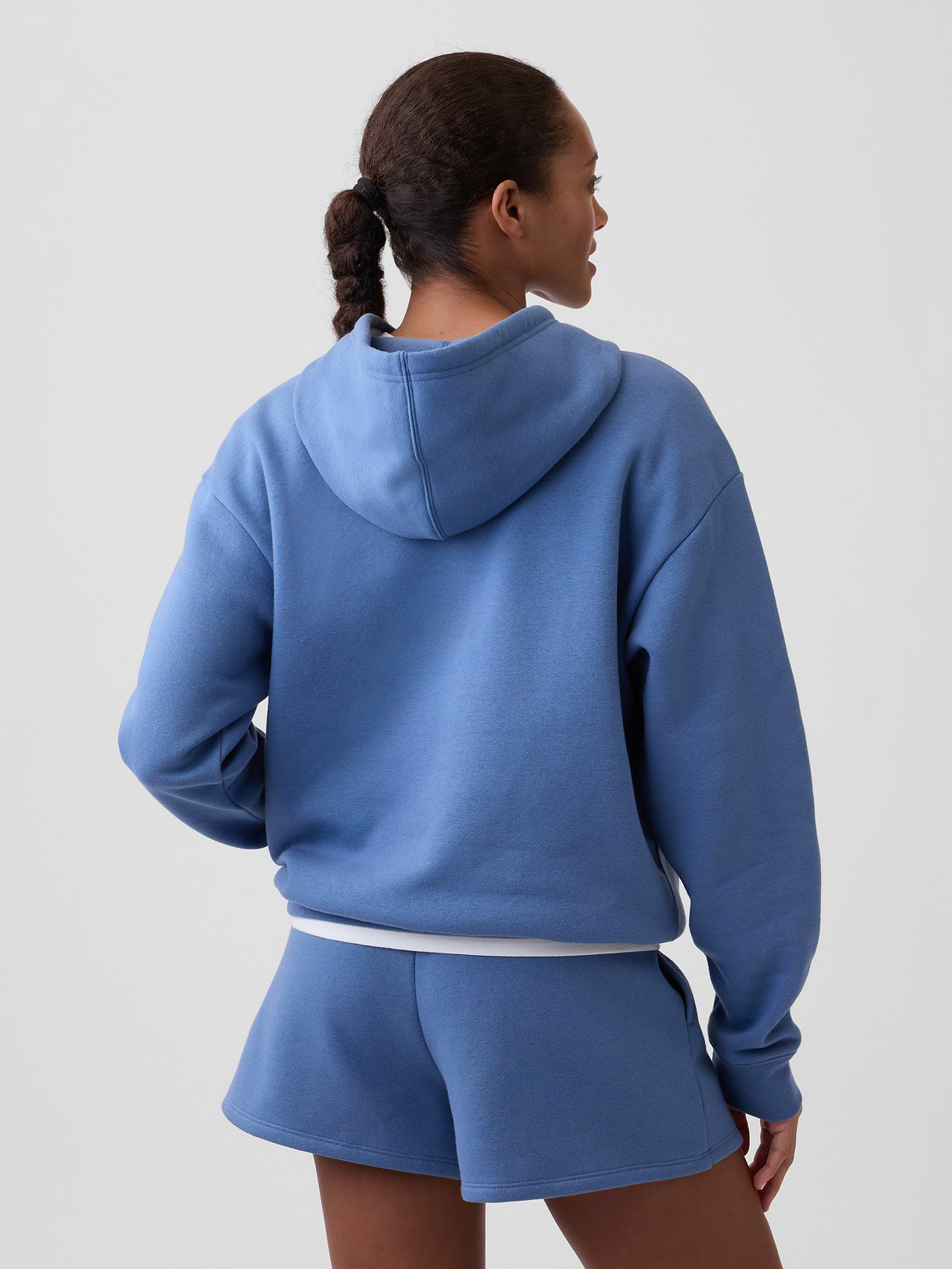 Relaxed Gap Logo Hoodie - Bainbridge blue