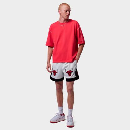 Men's Jordan Flight Muay Thai Woven Shorts - Sail/Black/University Red - view 2