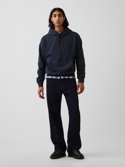 Adult Heavyweight Oversized Hoodie - New classic navy blue