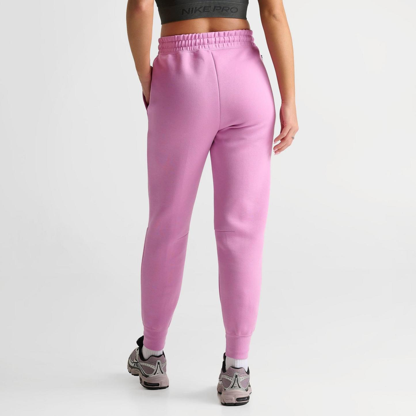 Women's Nike Sportswear Tech Fleece Jogger Pants - Light Magenta/Black