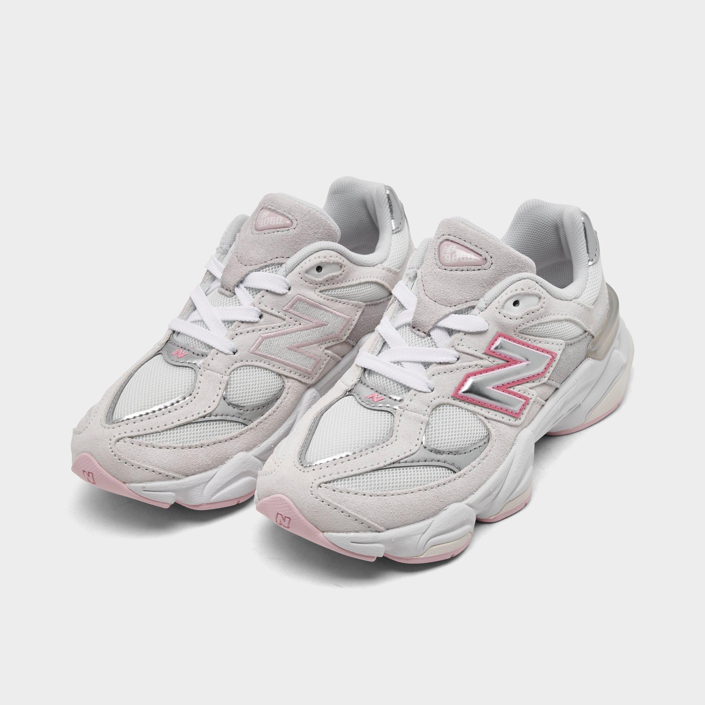 Girls' Little Kids' New Balance 9060 Casual Shoes - Pink/Grey - view 2