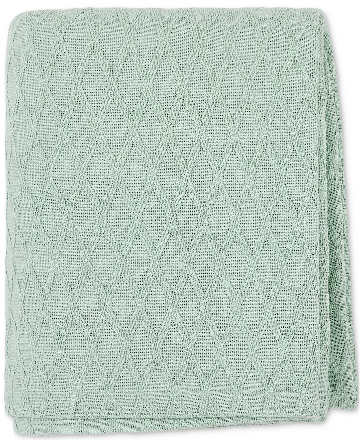 Lauren Ralph Lauren Classic Cotton Blanket, Twin - Subtle Green