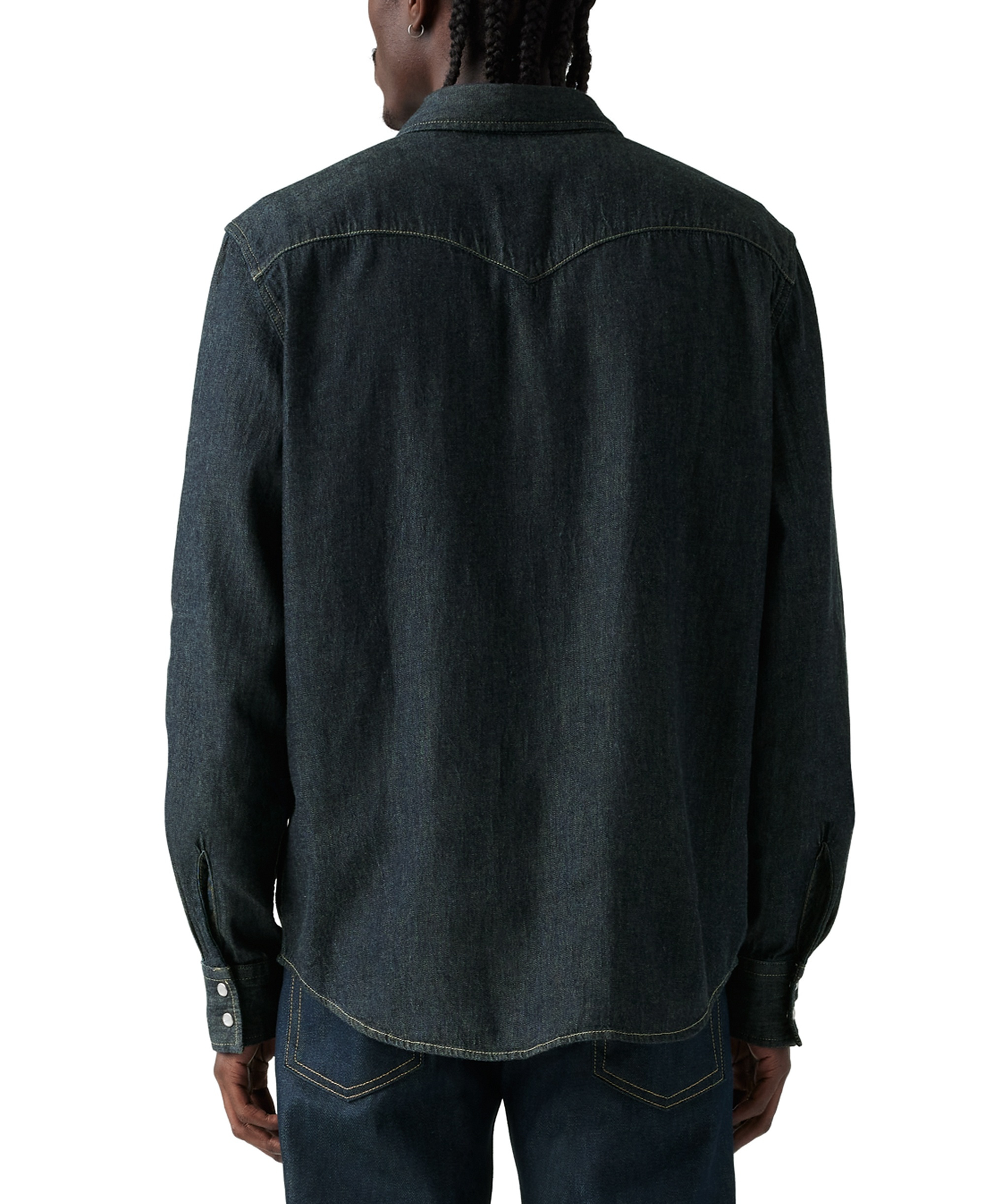 Levi's Men's Classic-Fit Western Shirt - Dark Rinse