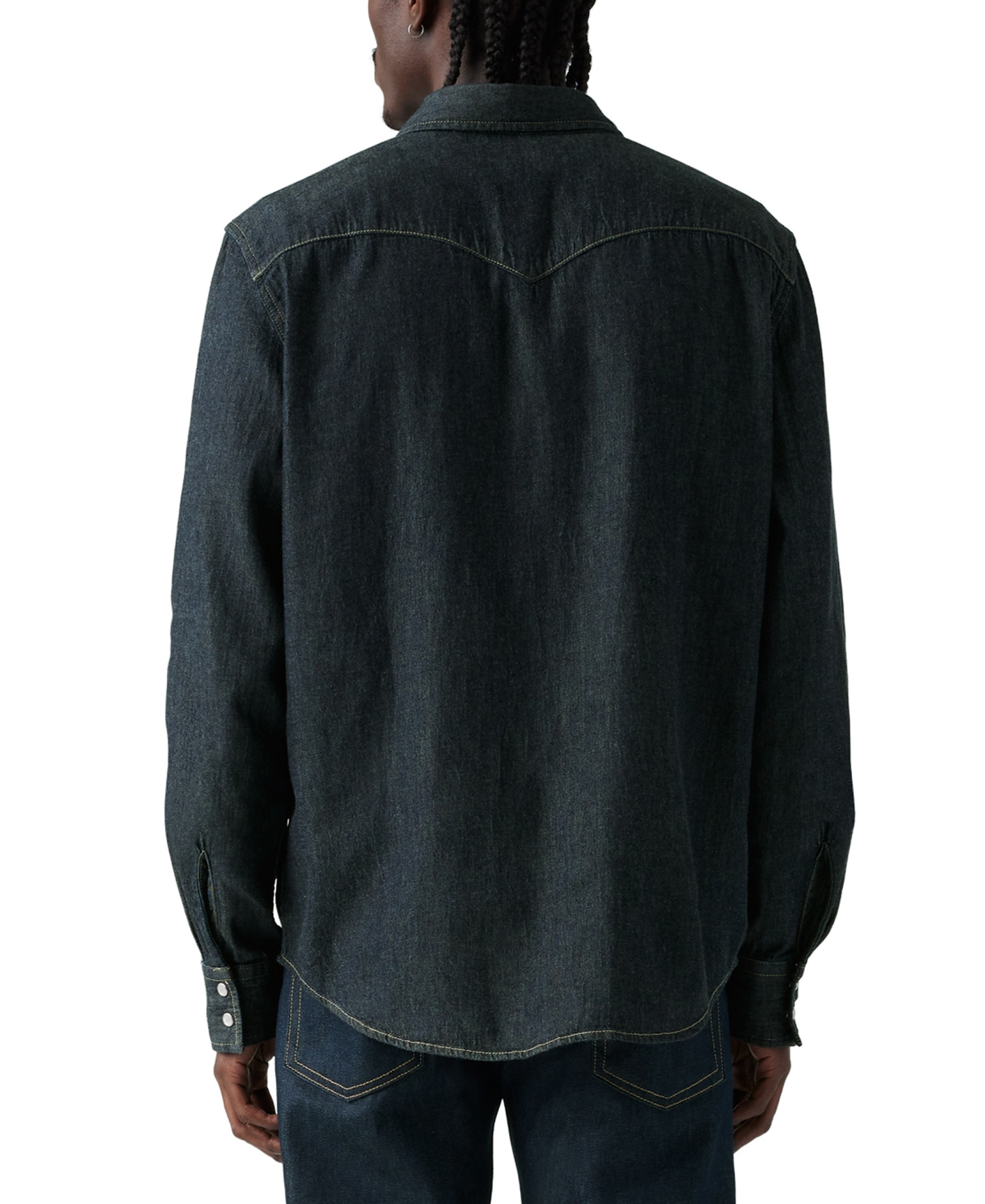Levi's Men's Classic-Fit Western Shirt - Dark Rinse