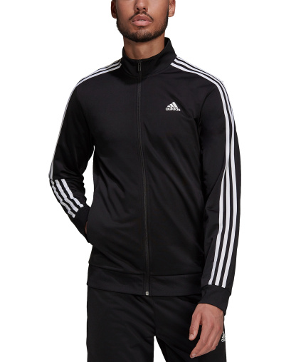 adidas Men's Tricot Track Jacket - Black/White