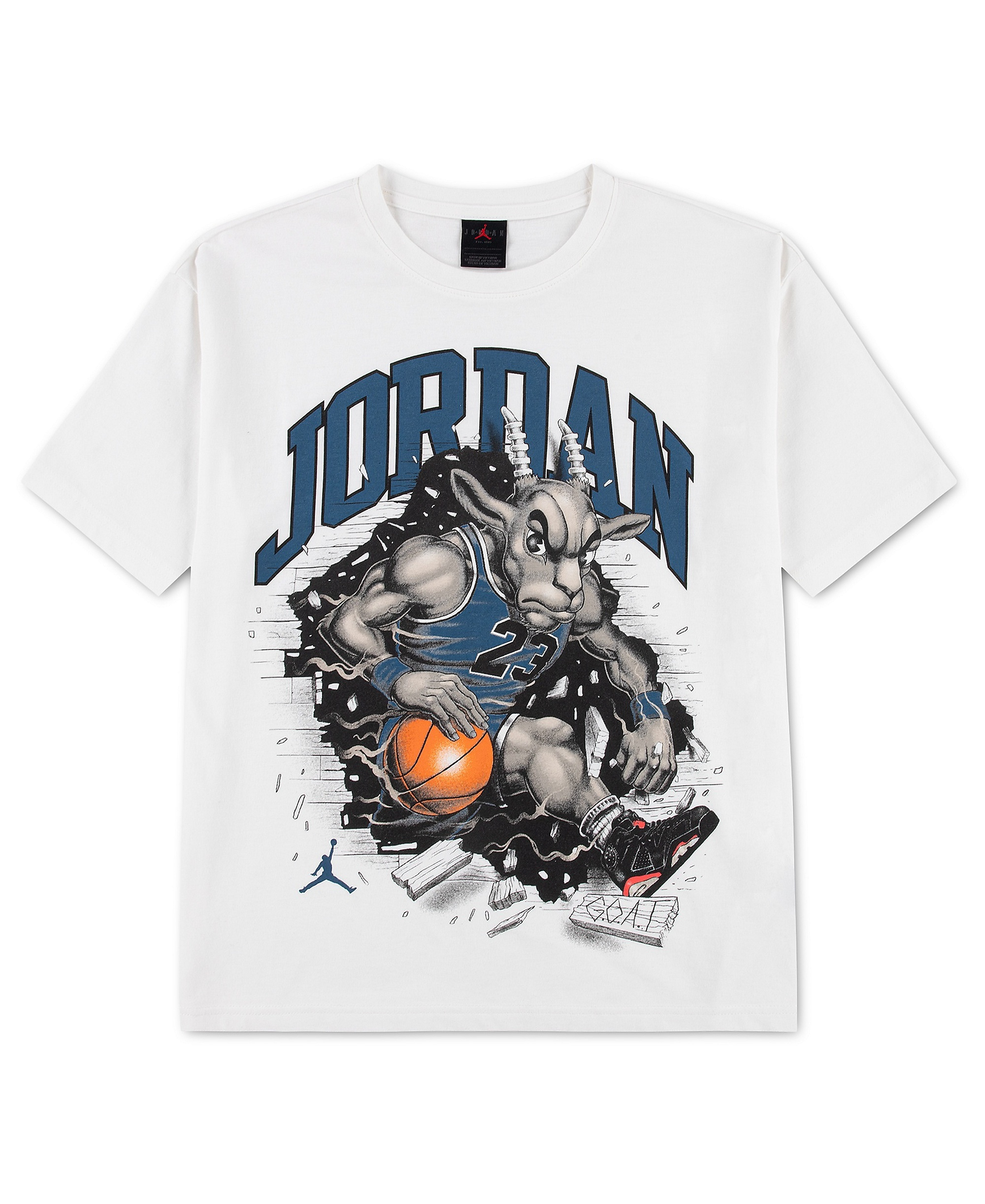 Jordan Boys' 8-20 The Goat Short-Sleeve T-Shirt - White