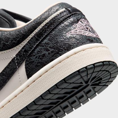 Women's Air Jordan Retro 1 Low SE Casual Shoes - Anthracite/Sail/Coconut Milk/Iced Carmine - view 3