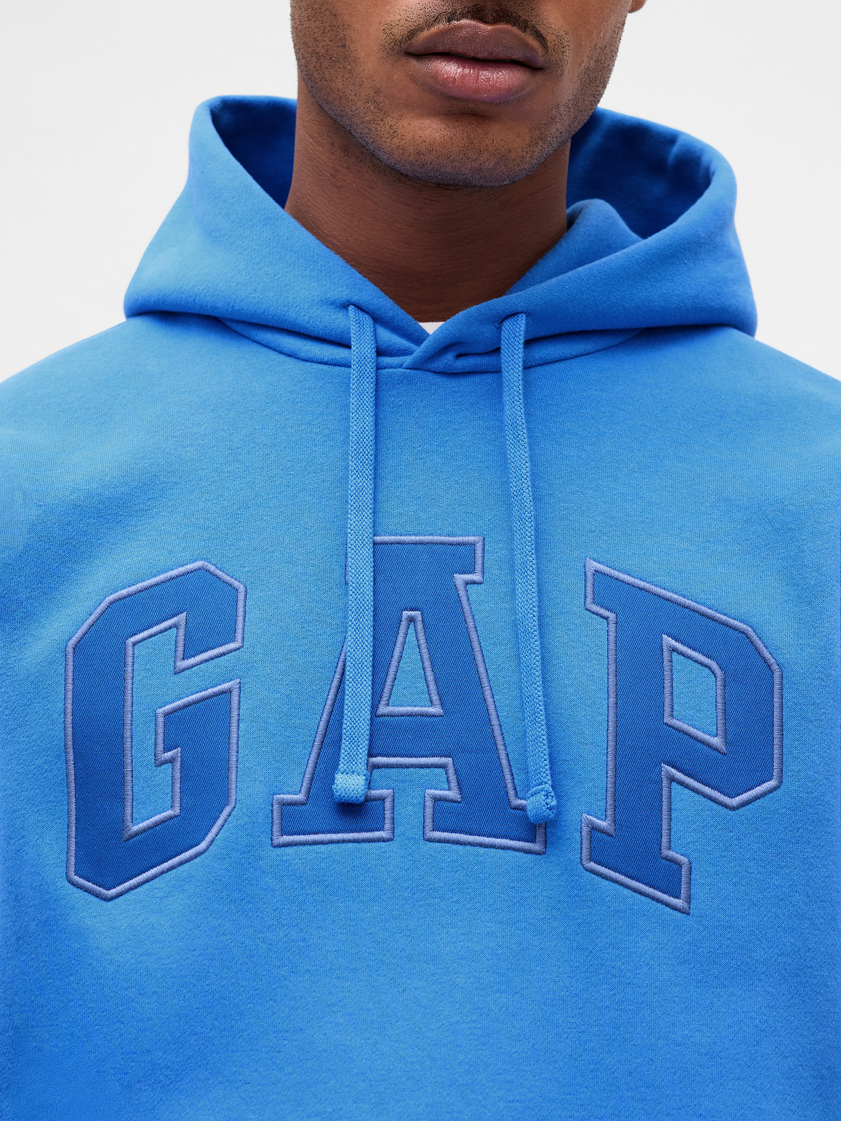 Adult VintageSoft Arch Logo Hoodie - SUPERSONIC BLUE