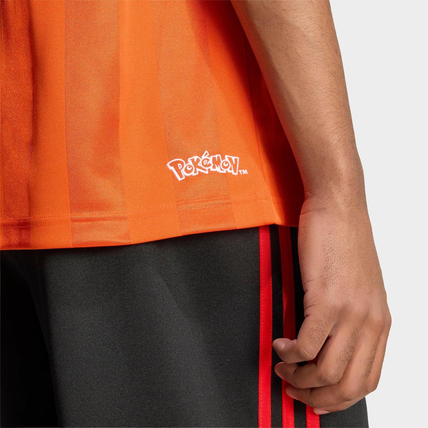 Men's adidas Originals x Pokémon Charizard Loose Jersey - Collegiate Orange