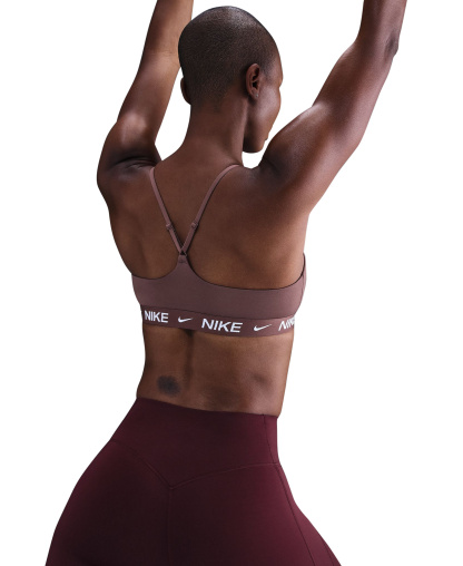 Nike Women's Indy Light-Support Padded Sports Bra - Tattoo/tattoo/white