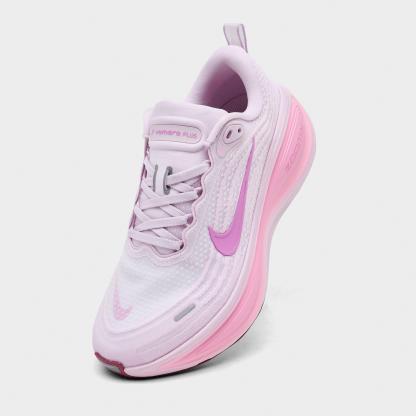 Women's Nithtke Vomero Plus Running Shoes - Part 1 - Bleached Lilac/Pink Rise/Pink Foam/Light Magenta - Detail shot