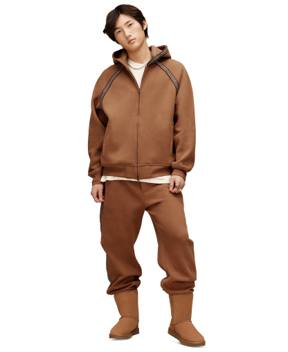 UGG® Men's Tasman Full-Zip Hooded Jacket - Chestnut