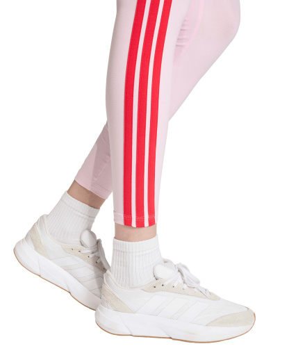 adidas Plus Size Essentials 3-Stripes Cotton Leggings - Brght Pink