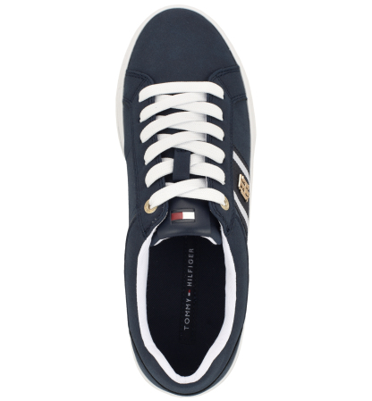 Tommy Hilfiger Women's Badria Logo Platform Sneakers - Dark Blue/White