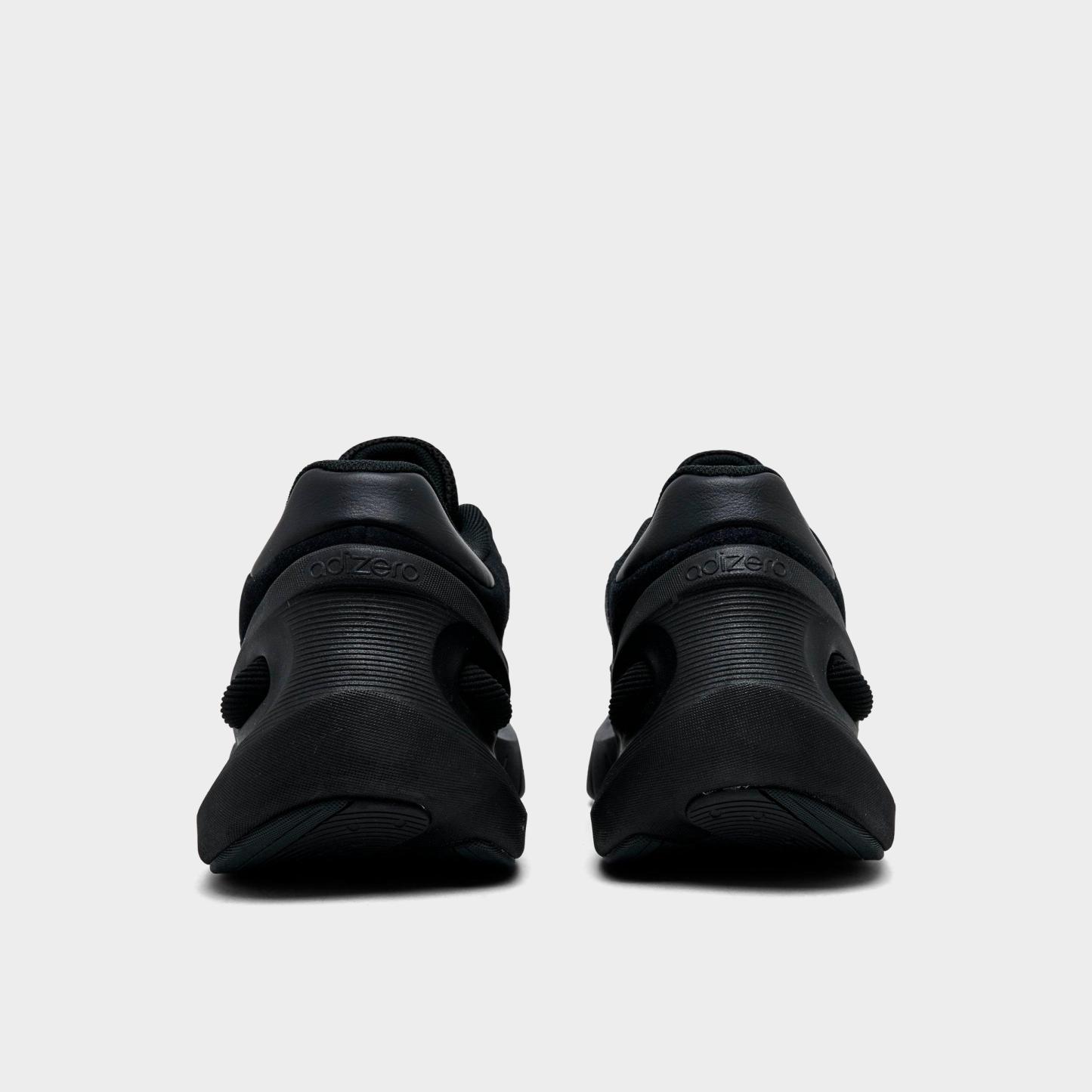 Men's adidas Adizero Goukana Casual Shoes - Core Black/Silver Metallic/Carbon - Back view