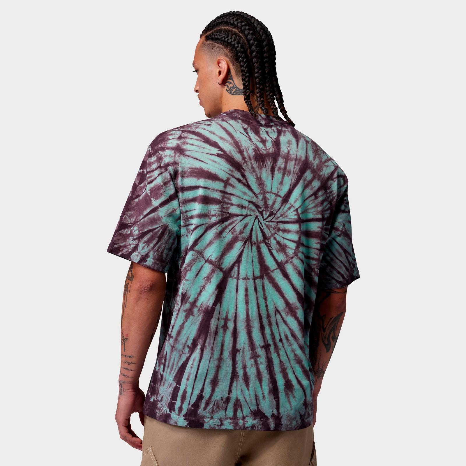 Men's Jordan Brooklyn Tie-Dye Festival T-Shirt - Green Glow/Pale Ivory - view 3