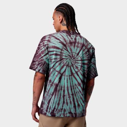 Men's Jordan Brooklyn Tie-Dye Festival T-Shirt - Green Glow/Pale Ivory - view 3
