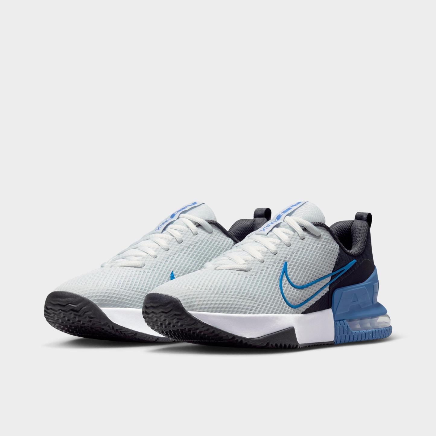 Men's Nithtke Air Max Alpha Trainer 6 Training Shoes - Part 1 - Off White/Black/White/Indigo Storm - Both shoes facing left