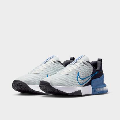 Men's Nithtke Air Max Alpha Trainer 6 Training Shoes - Part 1 - Off White/Black/White/Indigo Storm - Both shoes facing left