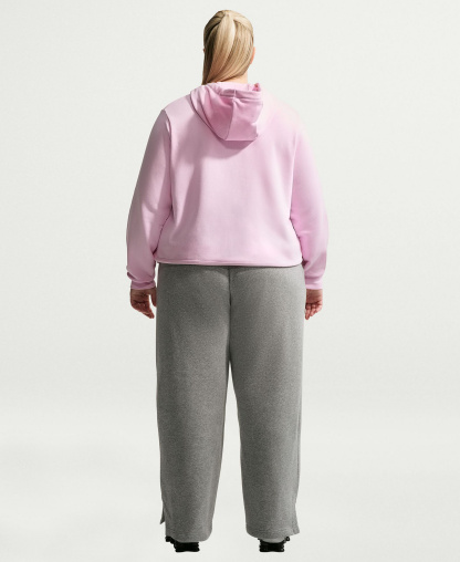 Nike Women's Sportswear Club Fleece Full-Zip Hoodie - Pink Foam/white