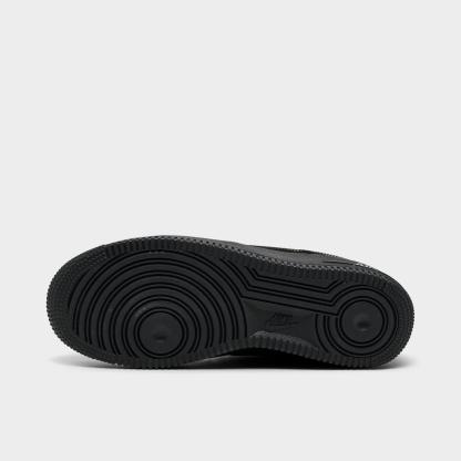 Big Kids' Nike Air Force 1 Low Casual Shoes - Black/Dark Smoke