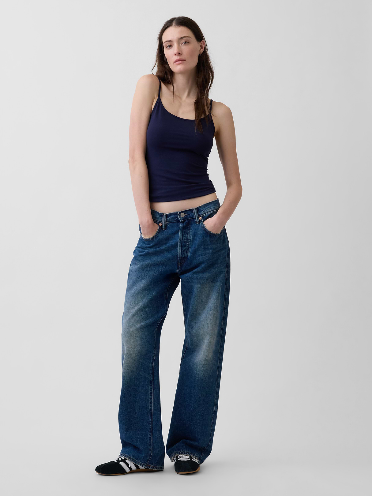 CloseKnit Basic Cami - Navy blue