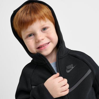 Kids' Toddler Nithtke Tech Fleece Full-Zip Set - Black