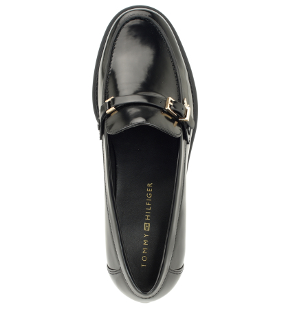 Tommy Hilfiger Women's Maxline Charm Buckle Strap Slip-On Dress Loafers - Black Patent