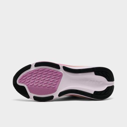 Big Kids' Nithtke Pegasus 42 Running Shoes - White/Black/Bleached Lilac - Bottom view
