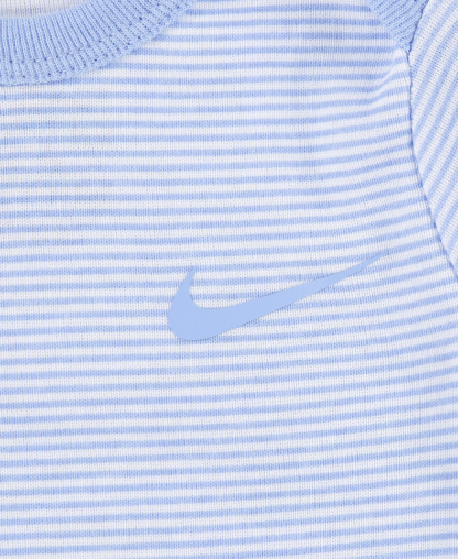 Nike Baby Boys' and Girls' Crewneck Bodysuits and Pants, 3-Piece Set - Blue