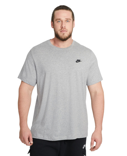 Nike Men's Sportswear Club Crewneck T-Shirt - Dark Gray Heather