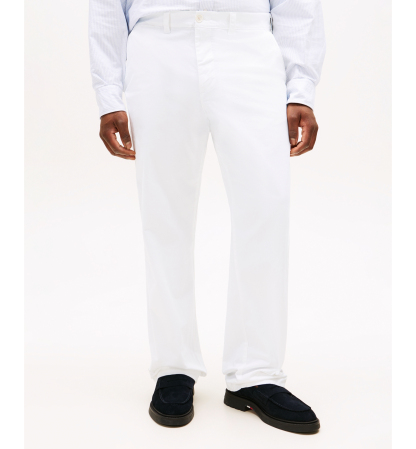 Tommy Hilfiger Men's Big & Tall TH Flex Stretch Custom-Fit Chino Pants - Bright White