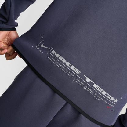 Men's Nithtke Tech Fleece Windrunner Graphic Full-Zip Hoodie - Gridiron/Black