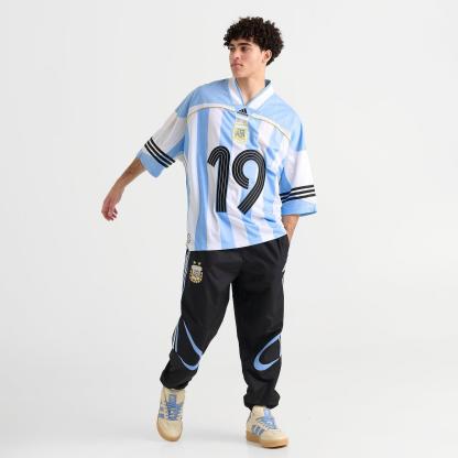 Men's adidas Bringback Remixed Argentina Soccer Jersey - Clear Blue/White/Black - view 2