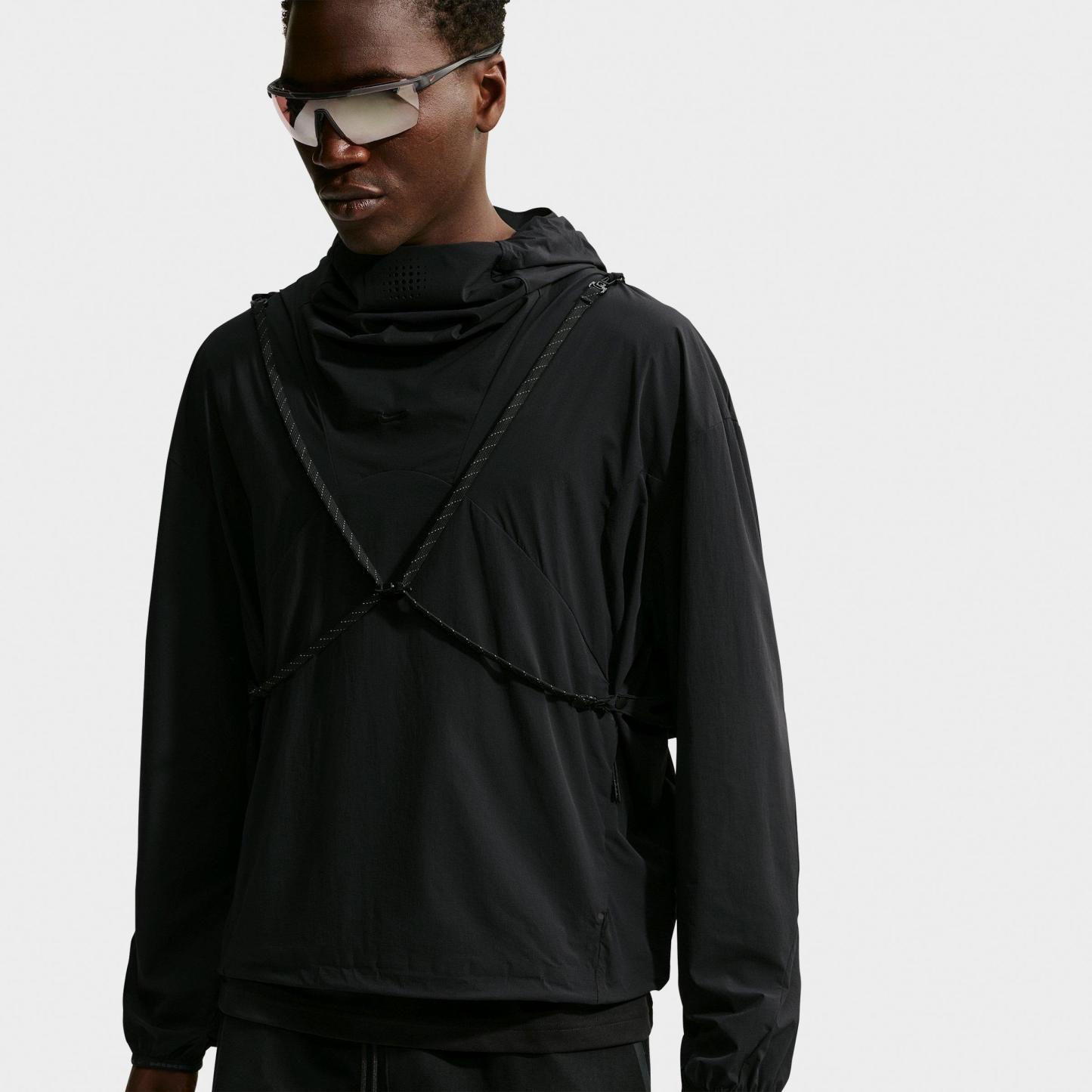 Men's Nithtke Tech Helios Dri-FIT Convertible Pullover Top - Black/Anthracite/Black