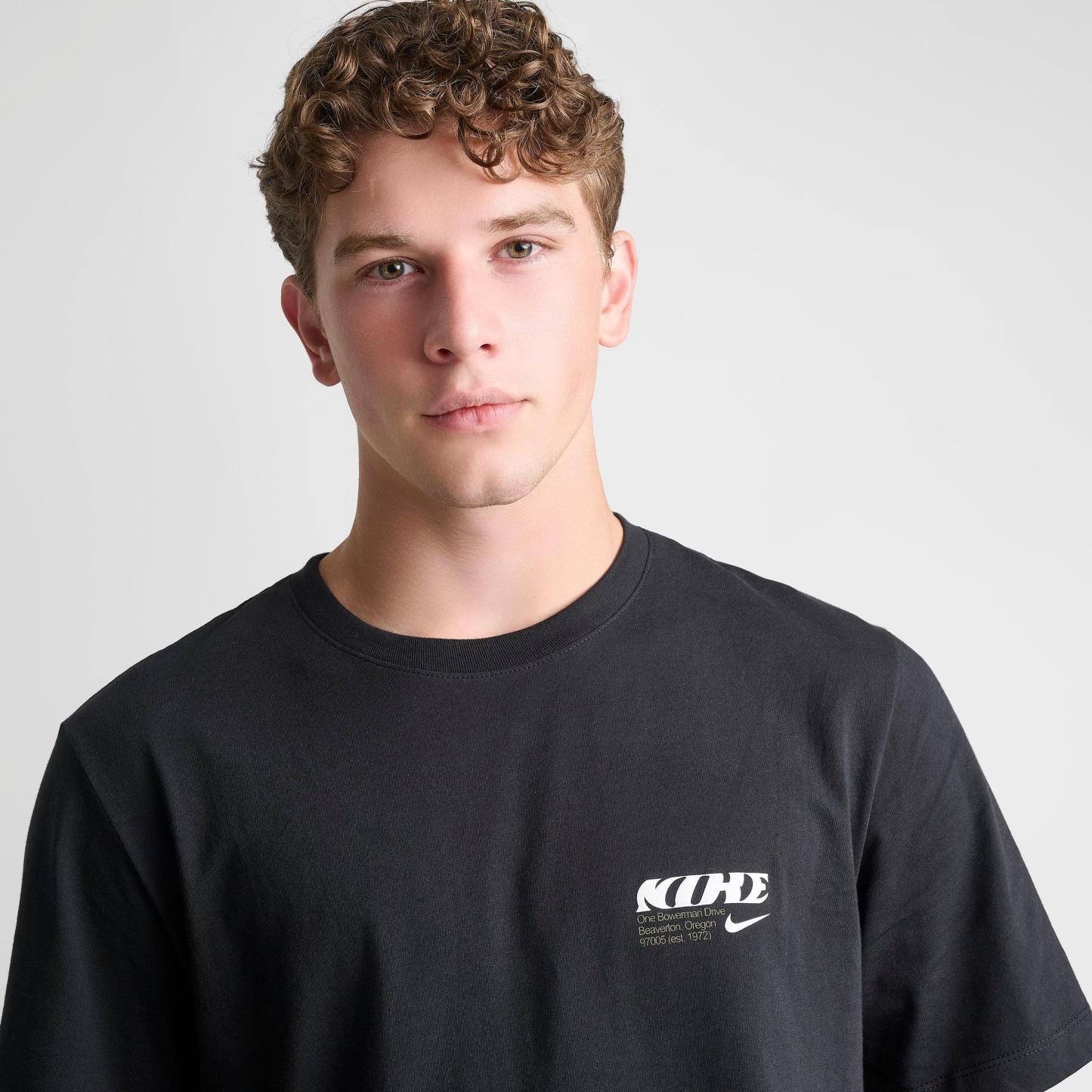 Men's Nithtke Sportswear Poster Graphic T-Shirt - Black